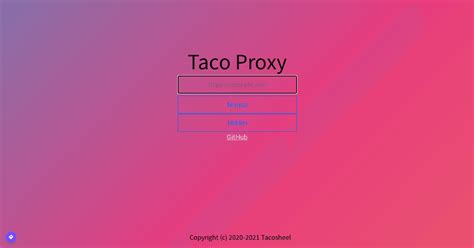 taco proxy|taco proxy codesandbox.